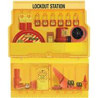 Premier Valve & Electrical Deluxe Lockout Station, Thermoplastic Padlocks, 32 Padlock Capacity, Padlocks Included Nuna Depot Inc.