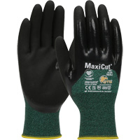 Gants r&eacute;sistants aux coupures dans un milieu de travail huileux ATG MaxiCut, Grand, Calibre 15, Rev&ecirc;tement Nitrile, ASTM ANSI niveau A2/EN 388 niveau 3/EN 388 niveau B Nuna Depot Inc.