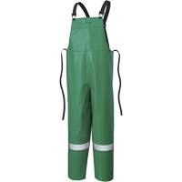 P43 035 CA-43&reg; FR Chemical- & Acid-Resistant Safety Bib Pants, Small, Green Nuna Depot Inc.