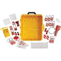 Electrical Lockout Station with Keyed Different Nylon Safety Lockout Padlocks, Plastic Padlocks, 60 Padlock Capacity, Padlocks Included Nuna Depot Inc.