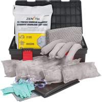 Trousses contre les d&eacute;versements dans une boîte &agrave; outils, Universel, Bac, Absorbance de 31 gal. US Nuna Depot Inc.