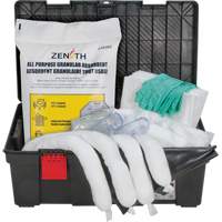 Trousses contre les d&eacute;versements dans une boîte &agrave; outils, Huile seulement, Bac, Absorbance de 31 gal. US Nuna Depot Inc.