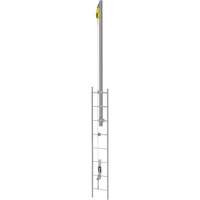 Latchways&reg; Vertical Ladder Lifeline with SRL Ladder Extension Post Kit, Stainless Steel Nuna Depot Inc.