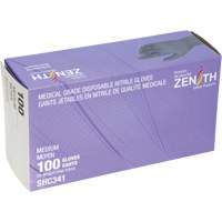 Gants jetables de calibre m&eacute;dical, Moyen, Nitrile, 6 mils, Sans poudre, Noir, Classe 2 Nuna Depot Inc.