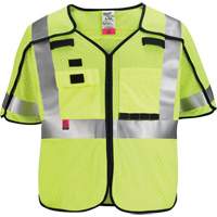 Gilet de s&eacute;curit&eacute; &agrave; maille d&eacute;tachable, Noir/Jaune lime haute visibilit&eacute;, Moyen/Petit Nuna Depot Inc.