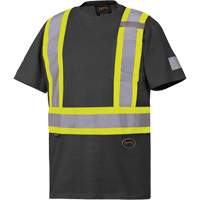 6976 Safety T-Shirt, Cotton, Small, Black Nuna Depot Inc.