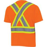 6990 Bird's-Eye Safety Shirt, Polyester, X-Small, High Visibility Orange Nuna Depot Inc.