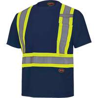 6992N Bird's-Eye Safety Shirt, Polyester, X-Small, Navy Blue Nuna Depot Inc.