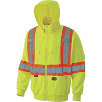 6941 Zip Style Hoodie, X-Small, High Visibility Yellow Nuna Depot Inc.