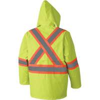 5609 Combinaison de pluie imperm&eacute;able 210D, Polyester/PVC, T-petit, Jaune lime haute visibilit&eacute; Nuna Depot Inc.