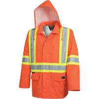 5626 Veste de s&eacute;curit&eacute; The Rock 300D imperm&eacute;able, Polyester, Orange haute visibilit&eacute;, Petit Nuna Depot Inc.