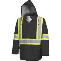 5628BK Veste de s&eacute;curit&eacute; The Rock 300D imperm&eacute;able, Polyester, Noir, Petit Nuna Depot Inc.