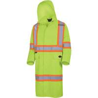 5631 Manteau long imperm&eacute;able The Rock 300D, Polyester, Petit, Jaune lime haute visibilit&eacute; Nuna Depot Inc.