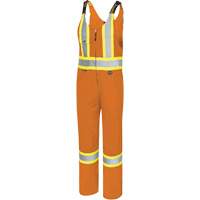 6617T Salopettes, Polyester, 40, Orange haute visibilit&eacute; Nuna Depot Inc.