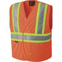 6914A Veste de s&eacute;curit&eacute; ignifug&eacute;e, Orange haute visibilit&eacute;, Moyen/Petit, Polyester Nuna Depot Inc.