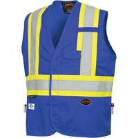 7730 FR-Tech&reg; Flame-Resistant Arc Safety Vest, Small, Royal Blue, 10 cal/cm² Nuna Depot Inc.