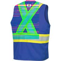 7730 FR-Tech&reg; Flame-Resistant Arc Safety Vest, Small, Royal Blue, 10 cal/cm² Nuna Depot Inc.