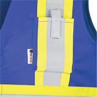 7730 FR-Tech&reg; Flame-Resistant Arc Safety Vest, Small, Royal Blue, 10 cal/cm² Nuna Depot Inc.