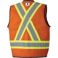 7732 FR-Tech&reg; Flame-Resistant Arc Surveyor's Vest, Small, High Visibility Orange, 9.7 cal/cm² Nuna Depot Inc.