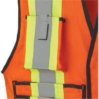 7732 FR-Tech&reg; Flame-Resistant Arc Surveyor's Vest, Small, High Visibility Orange, 9.7 cal/cm² Nuna Depot Inc.