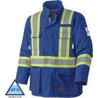 5523 Manteau de s&eacute;curit&eacute; ignifuge, Petit, Bleu royal, 58 cal/cm² Nuna Depot Inc.
