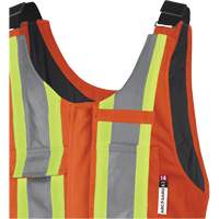 5534A Flame-Resistant Quilted Safety Overalls, Small, Orange Nuna Depot Inc.