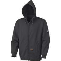 337 Flame-Resistant Zip Style Hoodie, Men's, X-Small, Black, 22 cal/cm² Nuna Depot Inc.
