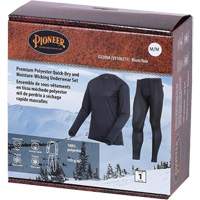 D2200A Premium Quick-Dry & Moisture-Wicking Underwear Set, Men's, X-Small, Black Nuna Depot Inc.