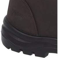 1028 Bottes de travail 8" marron, Cuir, Embout Acier, Taille 10 Nuna Depot Inc.