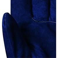 630 Blue Insulated Fitter's Gloves, One Size, Split Cowhide Palm, Boa Inner Lining Nuna Depot Inc.