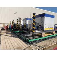 Ultimate Copolymer 2000 Ultra-Containment Berm&reg;, 179 US gal. Capacity, 4' W x 6' L x 12" H, Hinge Bracket Nuna Depot Inc.
