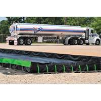 Ultimate Copolymer 2000 Ultra-Containment Berm&reg;, 179 US gal. Capacity, 4' W x 6' L x 12" H, Hinge Bracket Nuna Depot Inc.