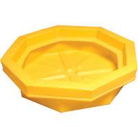 Ultra-Drum Tray sans grille, 32" lo x 32" la x 8,1" h, Cap. de d&eacute;versement 22,8 gal. US Nuna Depot Inc.