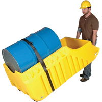 Chariot pour baril, 26,5'' lo x 26,5'' la x 5'' h, Cap. de d&eacute;versement 800 gal. US Nuna Depot Inc.