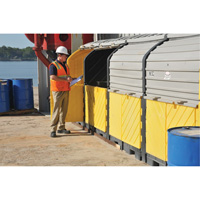 P16 Plus Ultra-Hard Top Spill Pallets&reg; without Drain, 250" L x 79" W x 62" H, 9000 lbs. Load Capacity Nuna Depot Inc.