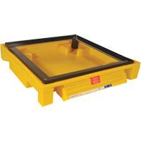 Single Drum Ultra-Safety Cabinet Bladder System&reg;, 37.8" L x 37.8" W x 6.3" H, 1500 lbs. Load Capacity Nuna Depot Inc.