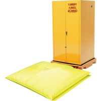Single Drum Ultra-Safety Cabinet Bladder System&reg;, 37.8" L x 37.8" W x 6.3" H, 1500 lbs. Load Capacity Nuna Depot Inc.