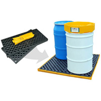 Ultra-Spill Deck flexible, &agrave; vessie, 4 barils, Capacit&eacute; de d&eacute;versement 110 gal. US, 51" x 48" x 5" Nuna Depot Inc.