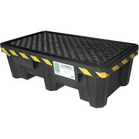 Ultra-Spill Pallet mod&egrave;le &eacute;conomique, 2 barils, Capacit&eacute; de d&eacute;versement 66 gal. US, 53" x 29" x 16,5" Nuna Depot Inc.