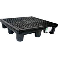 Ultra-Spill Pallet mod&egrave;le &eacute;conomique, 4 barils, Capacit&eacute; de d&eacute;versement 66 gal. US, 53" x 53" x 11,8" Nuna Depot Inc.