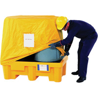 2-Drum Spill Pallet Pullover Cover Nuna Depot Inc.