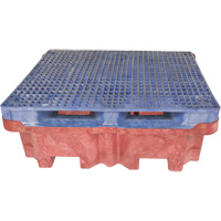 Ultra-Spill King palette de d&eacute;versement &agrave; pont plat, 4 barils, Capacit&eacute; de d&eacute;versement 85 gal. US, 51" x 51" x 17,5" Nuna Depot Inc.