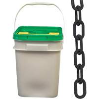 Chaîne de s&eacute;curit&eacute; en plastique robuste, Noir Nuna Depot Inc.