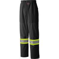6003BKP Pantalon de s&eacute;curit&eacute; routi&egrave;re, Polyester, Petit, Noir Nuna Depot Inc.