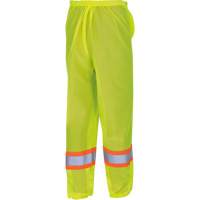 5670 Pantalon de s&eacute;curit&eacute; routi&egrave;re, Polyester, 2T-petit/T-petit, Jaune lime haute visibilit&eacute; Nuna Depot Inc.