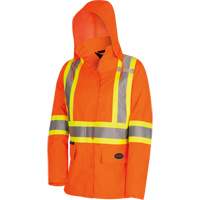 5626W Parka matelass&eacute; de s&eacute;curit&eacute; 300D The Rock, Polyester/Polyur&eacute;thane, Orange haute visibilit&eacute;, T-petit Nuna Depot Inc.