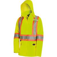 5628W Parka matelass&eacute; de s&eacute;curit&eacute; 300D The Rock, Polyester/Polyur&eacute;thane, Jaune lime haute visibilit&eacute;, T-petit Nuna Depot Inc.
