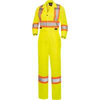 5999AW Combinaison de s&eacute;curit&eacute; routi&egrave;re haute visibilit&eacute; pour femmes, T-petit, Jaune lime haute visibilit&eacute; Nuna Depot Inc.