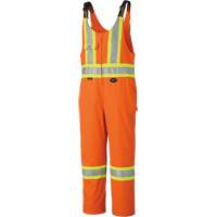 6617ZT Combinaison de s&eacute;curit&eacute; haute visibilit&eacute; avec fermeture &agrave; glissi&egrave;re sur la jambe, Poly-coton, 40 (grand taille), Orange haute visibilit&eacute; Nuna Depot Inc.