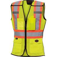 489 Veste de s&eacute;curit&eacute; d&eacute;tachable haute visibilit&eacute;, Jaune lime haute visibilit&eacute;, T-petit, Polyester Nuna Depot Inc.